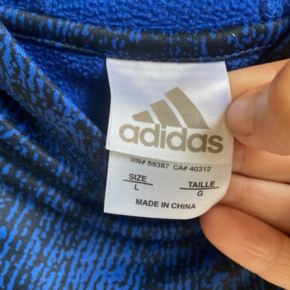 Adidas Hoody Blue Patterned - Picture 3 of 6